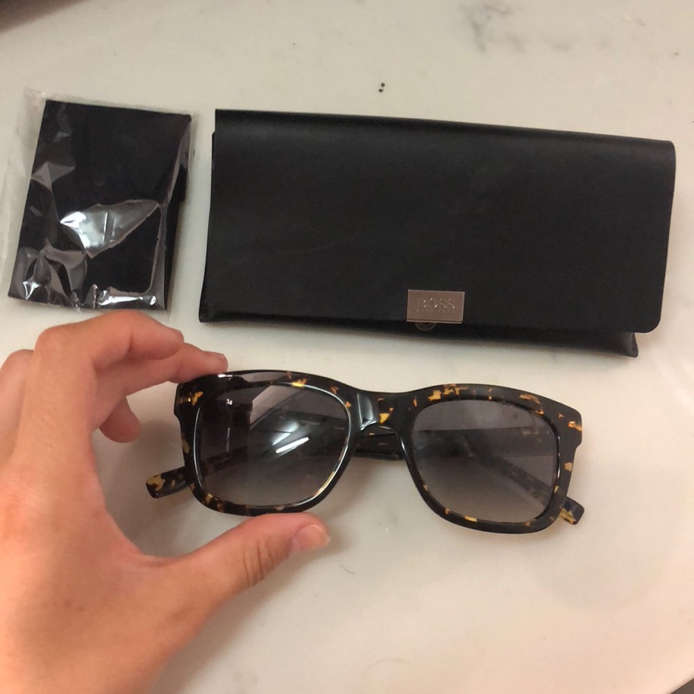 Hugo Boss Tortoise Shell Sunglasses